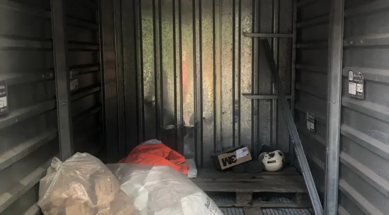 Kontener 9 DV, zamykane podwójne drzwi