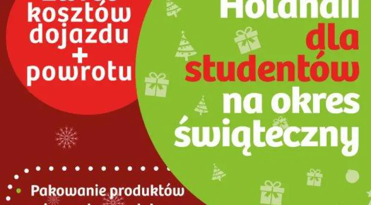 Praca świąteczno-noworoczna dla studentów