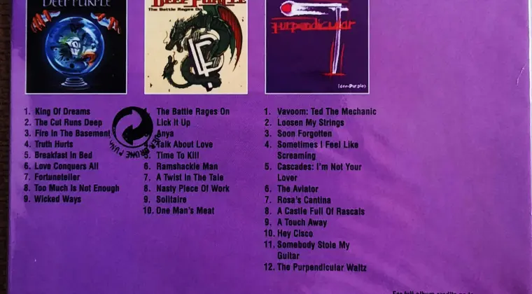 Polecam-Super Album 3 płytowy CD Rock Legenda DEEP PURPLE 3 CD