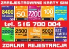 Zarejestrowane karty SIM zestawy startowe prepaid do telefonu komórkowego Warszawa zdalna rejestracja karty SIM