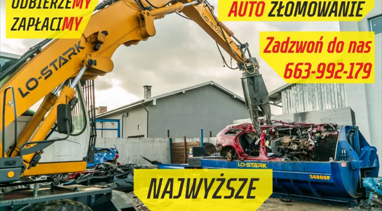ZŁOMOWANIE SAMOCHODÓW - SKUP AUT - NAJWYŻSZE CENY W REGIONIE