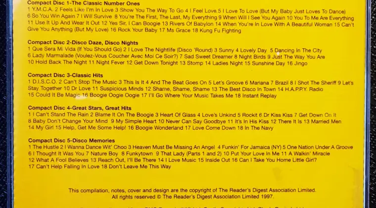 Polecam Album 5 Płytowy Skladanka 5X CD Disco Collection- Disco Hits