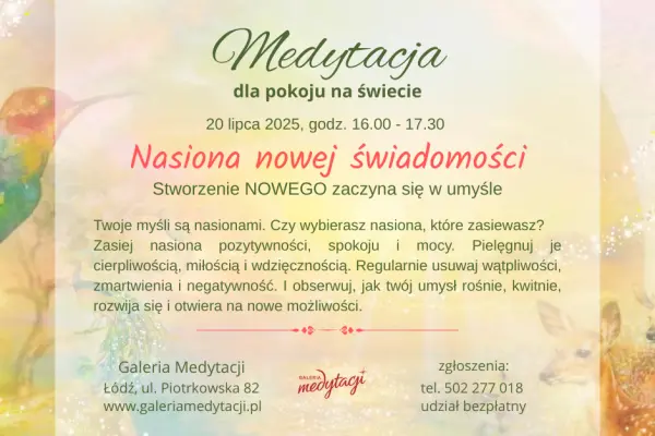 Medytacja dla Pokoju na Świecie w Łodzi