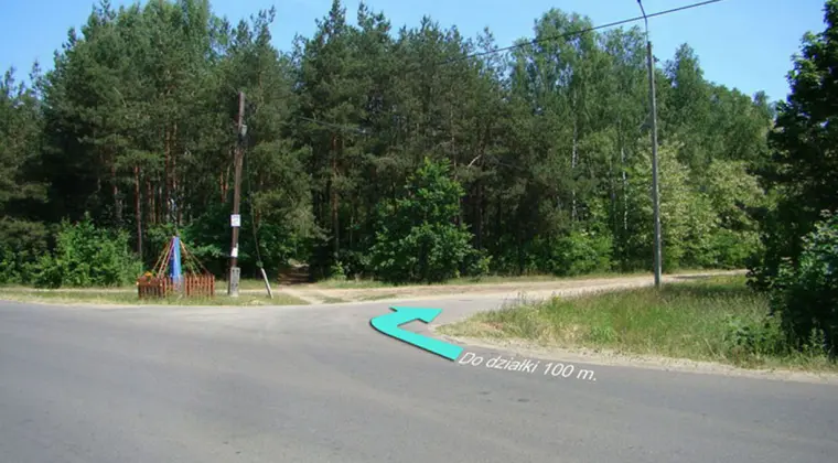 Sprzedam działkę budowlaną plus przyległy teren leśny