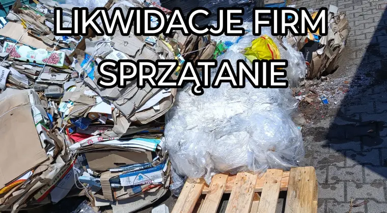 Wywóz odpadów, likwidacja firm , usługi porządkowe, kontenery