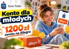 PKO Konto dla Młodych – do 1200 zł zwrotu na Allegro i Smart! za 1 zł