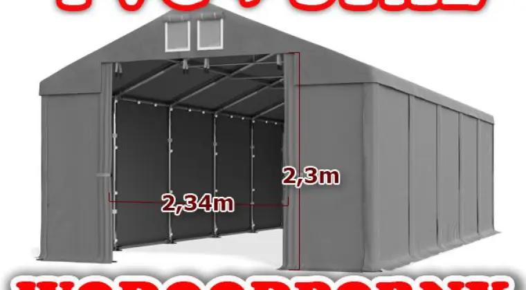 5x10m Namiot PRZEMYSŁOWY handlowy GARAŻOWY magazynowy fi50 PAWILON