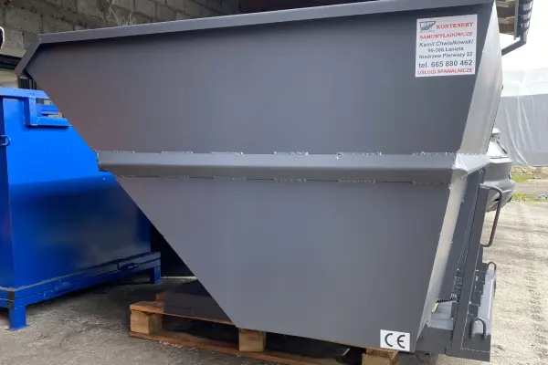 Kontener samowyładowczy, koleba na złom 2,5 m3