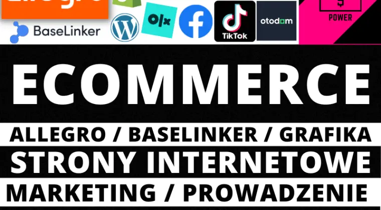 Sprzedaż ONLINE, usługi E-COMMERCE, marketingowe i optymalizacyje