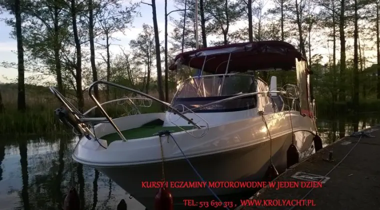 Kurs, szkolenie na patent STERNIK motorowodny z egzaminem w 1 dzien