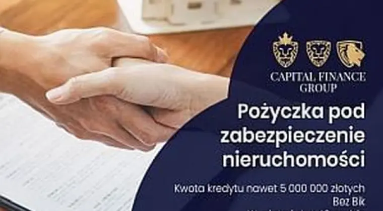 POZYCZKA PRYWATNA POD HIPOTEKE DLA FIRM  FINANSOWANIE INWESTYCJI