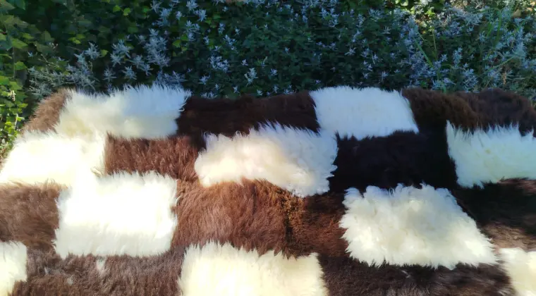 Ekskluzywne dywany PATCHWORK ze skór owczych