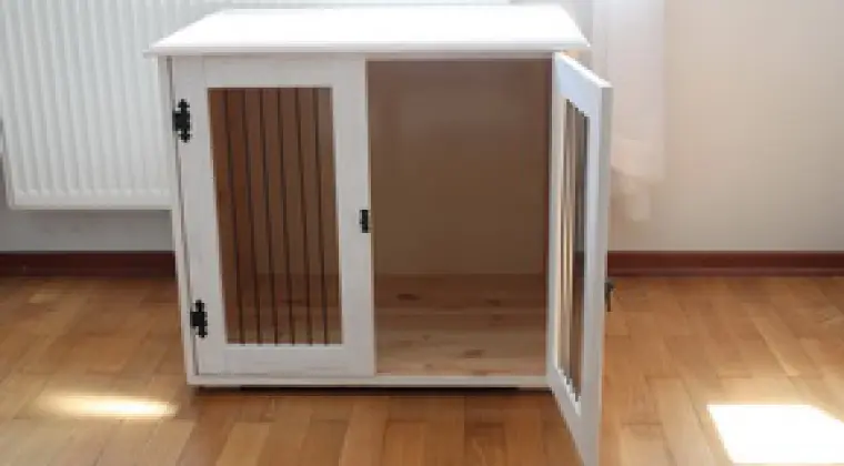 Klatka kennelowa dla psa drewniana