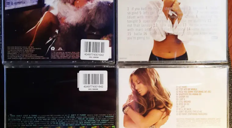 Polecam Zestaw 4 Najlepszych płyt CD Jennifer Lopez 4 X CD