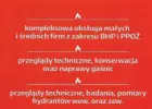 Usługi szkoleniowe, usługi BHP