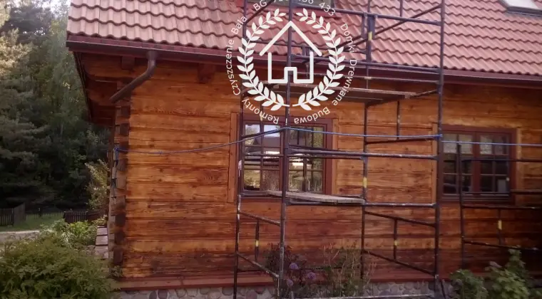 Budowa i remonty domków drewnianych Renowacja domów